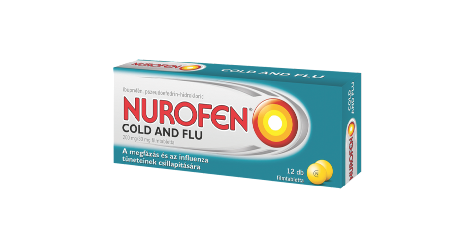 NUROFEN COLD AND FLU 200MG/30MG FILMTABLETTA 12X
